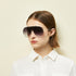 Oversized Metal  Women  and Men Sunglasses Oviedo